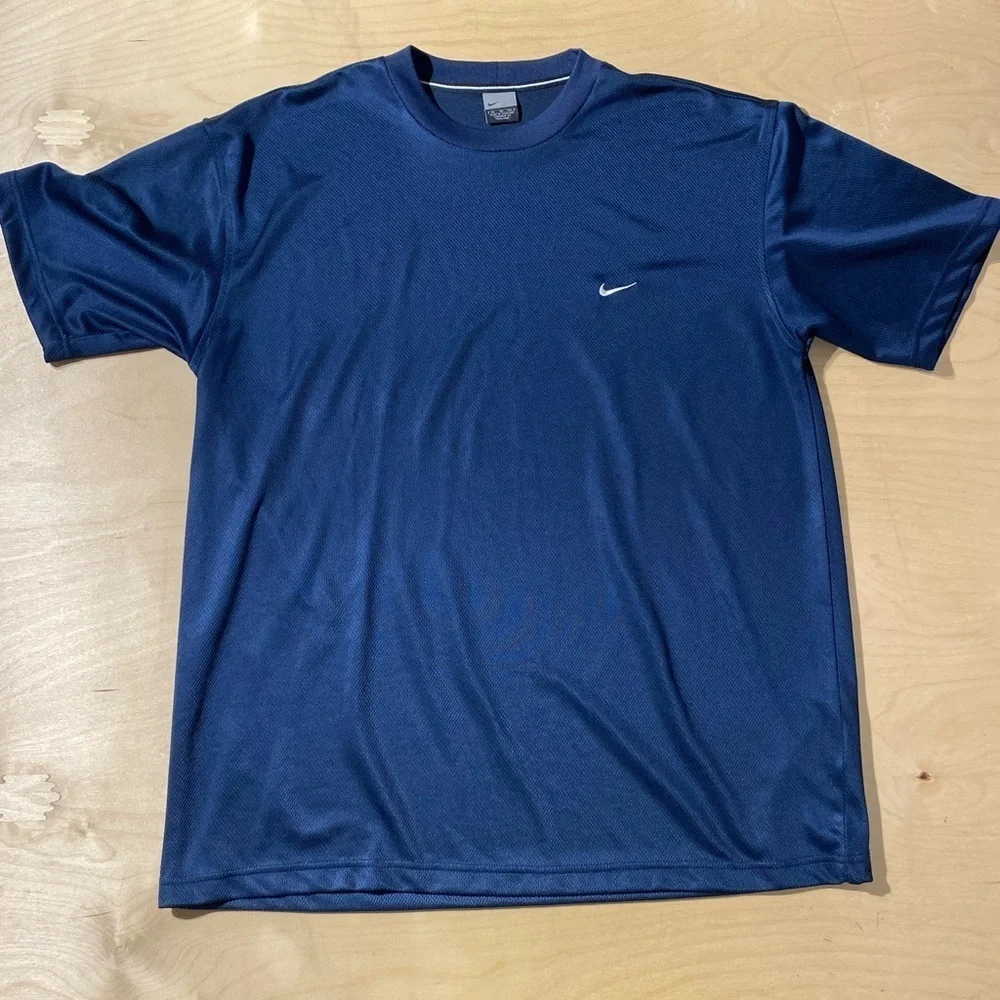 Nike Men's Deep Blue Short Sleeve Tee XL (HS)